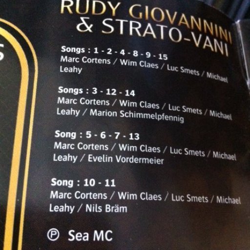 Rudy Giovannini and Viva Strauss Album Details